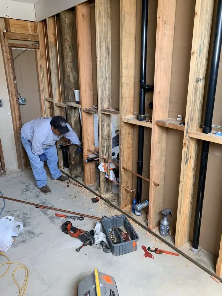 Commercial rough-in plumbing for Commercial Plumbing in Fredericksburg
